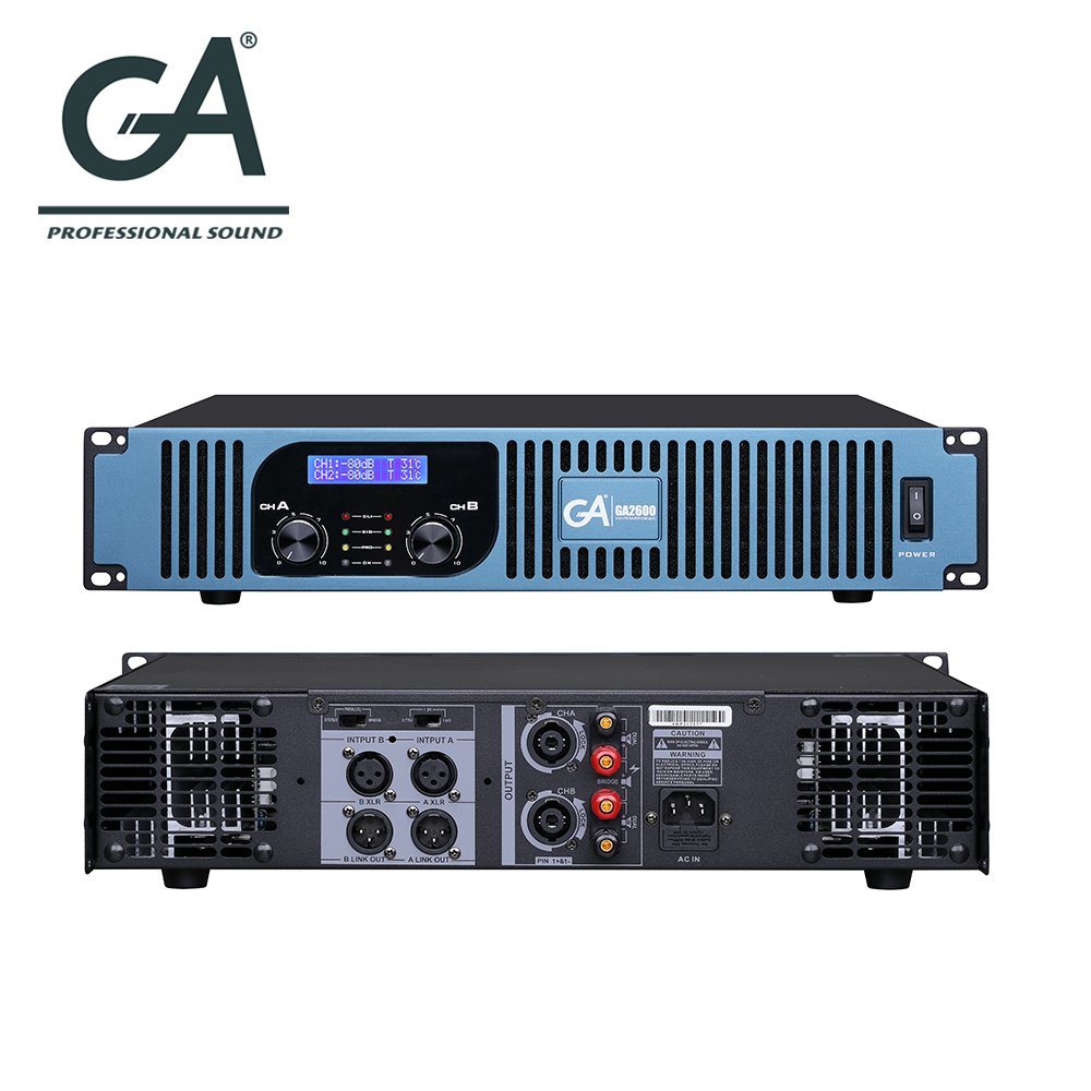 Professional Sound Equipment 600W Power Amplifier for multifunctional speaker conference room