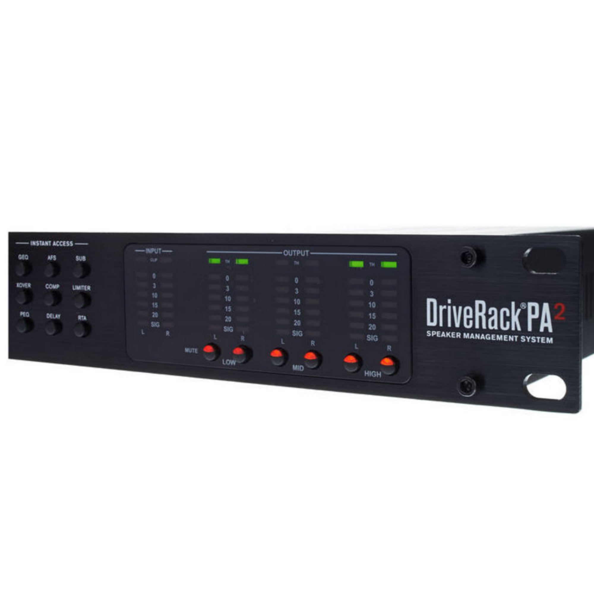 Procesador De Audio Dbx Driverack PA2 Speaker management system PA2 digital audio processor 2 in 6 out audio equalizer