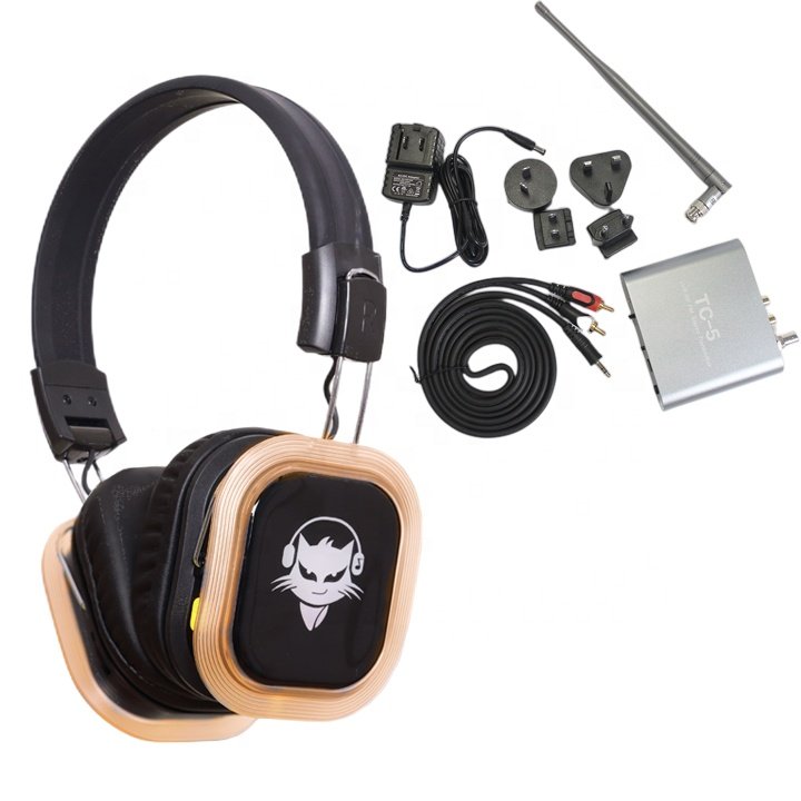 High Quality Silent Disco Headphones With Three or More Channels, Silent Party Headset