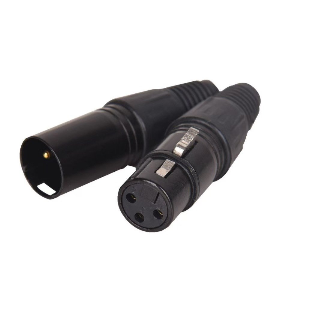 Metal XLR Female Connector 3 PIN XLR Connector Female Jack for Microphone Audio Video 3 Pin XLR Cable Connector 3 Pin Female