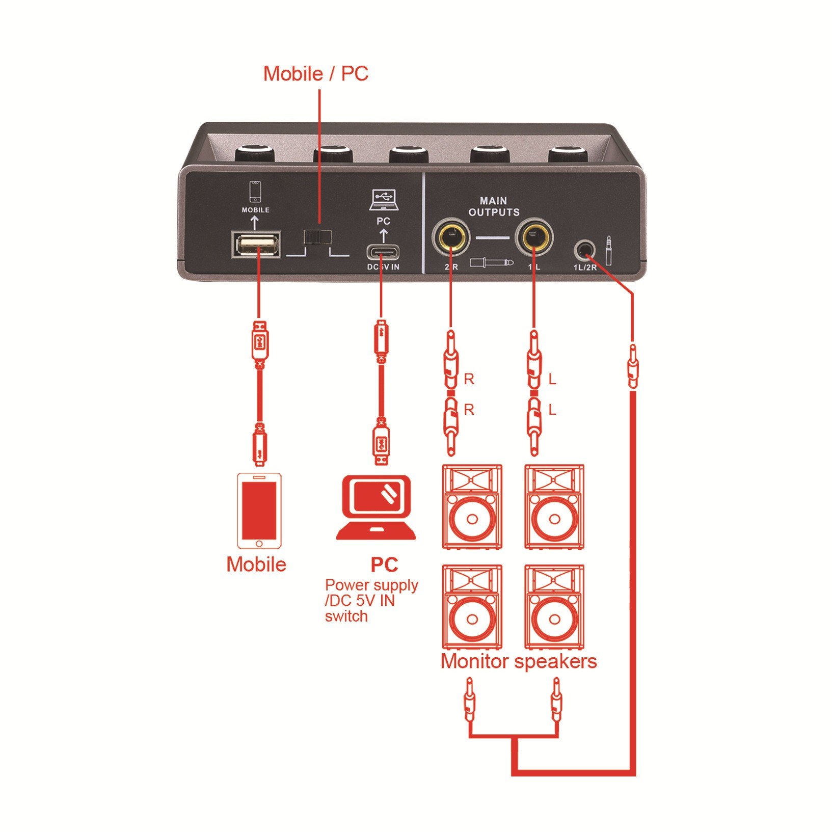 TEYUN Q16 Professional microphone recording sound card USB computer free microphone live recording K song artifact equipment