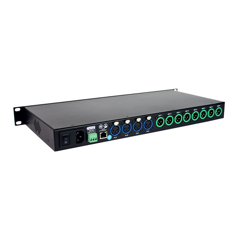 DSP audio digital processor sound system 4 in 8 out