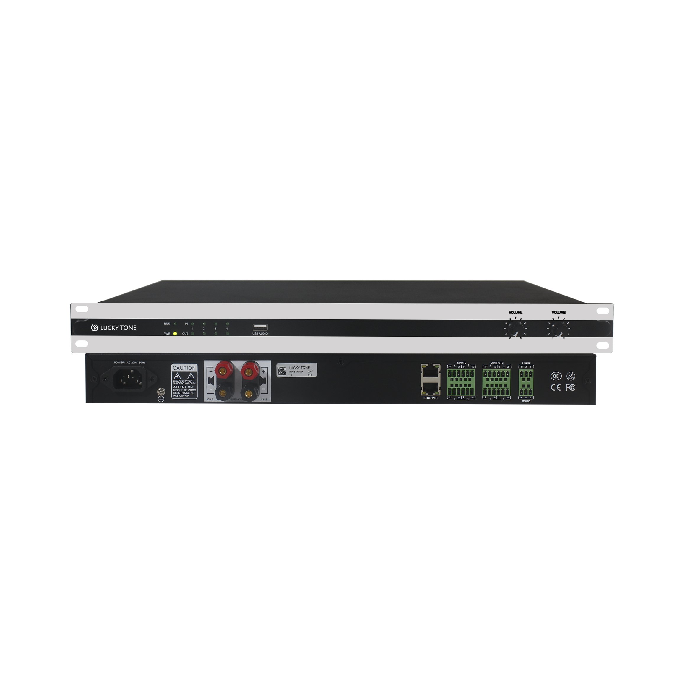 2x150W at 8ohm All-In-One Digital Amplifier with DSP