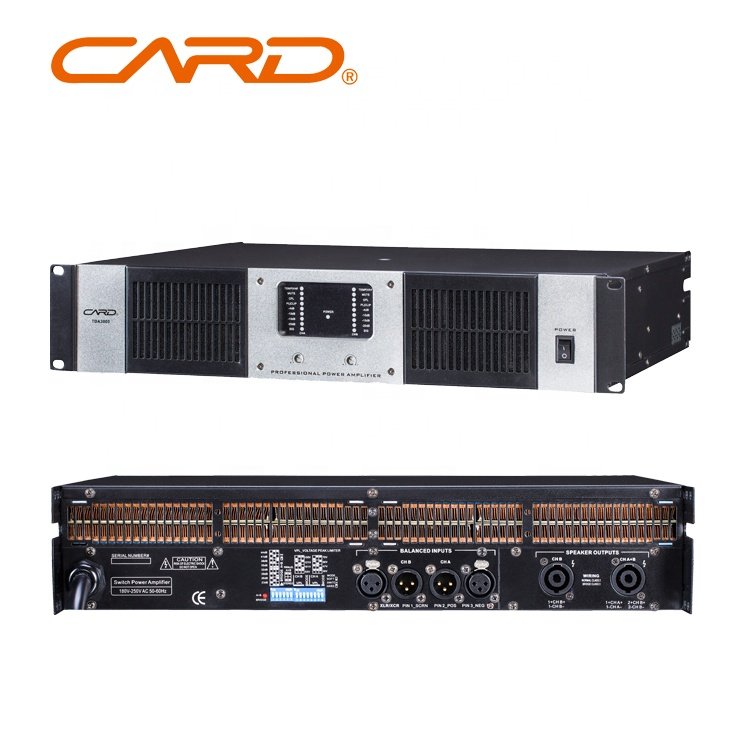Factory Direct Professional Power Amplifiers 3000w 2 Channels Sound Power Amplifier For Concert