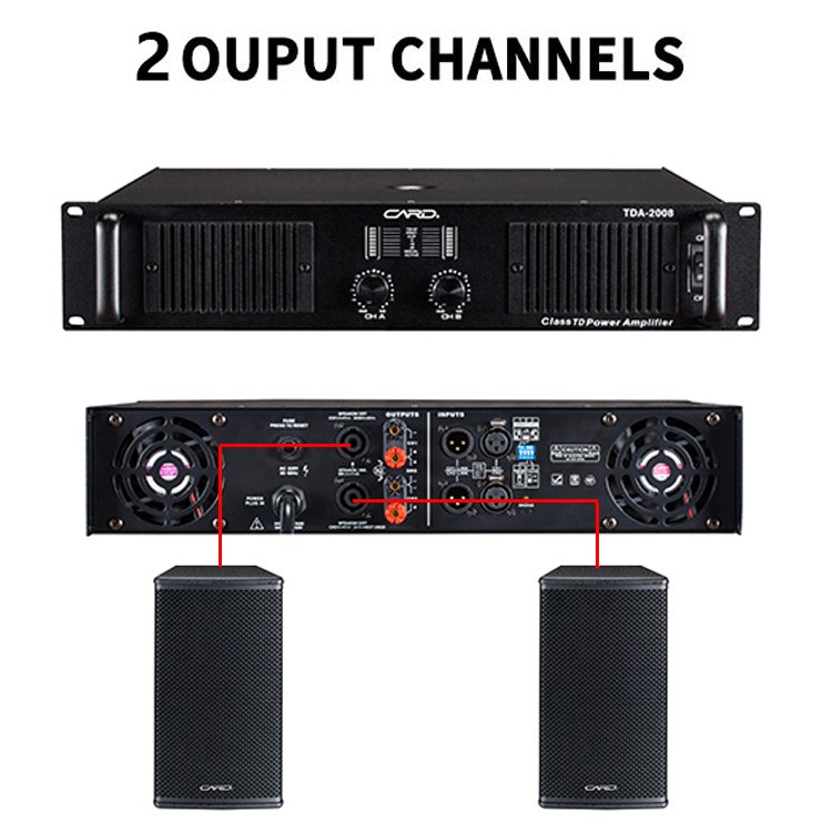Factory Direct Professional Power Amplifiers 3000w 2 Channels Sound Power Amplifier For Concert
