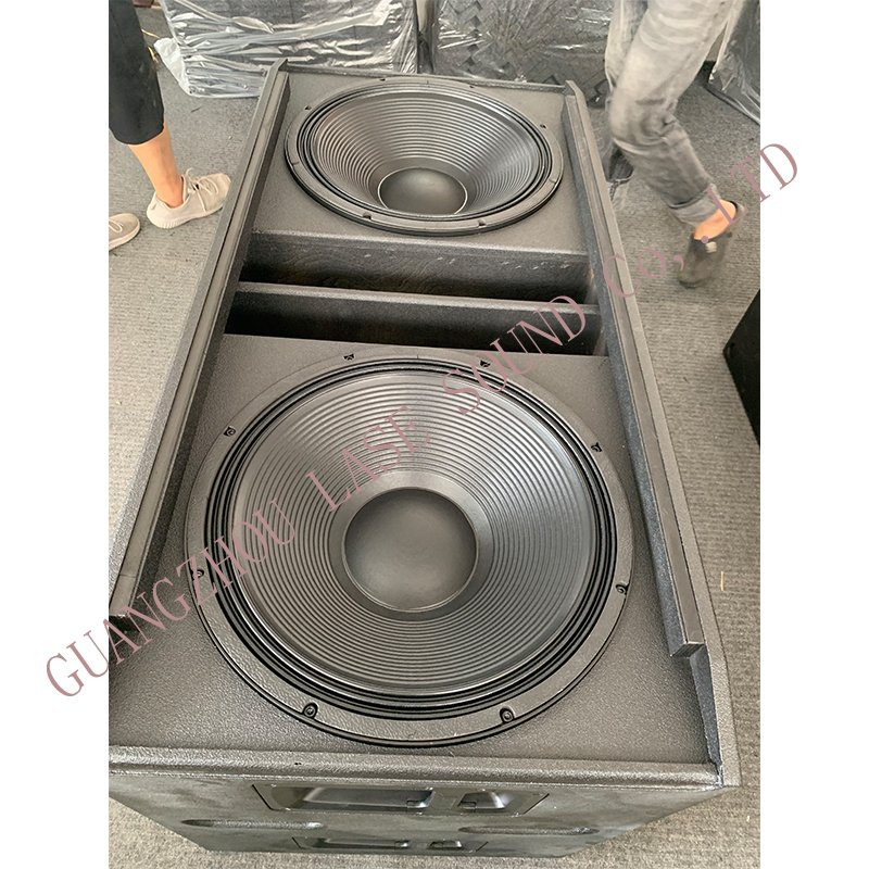 Pro Audio 828 Dual 18 inch 1600W Powered Speaker Active Subwoofer Box Wooden Speaker Sound System dj sound bass for club live
