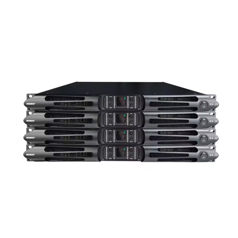 MORIN K435 Power 4 channel 3500W class d sound equipmentamplifiersspeaker 1u power amplifier