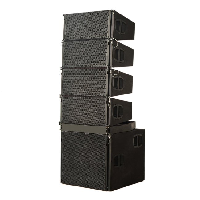 PAKLAM AUDIO audio sound equipment double 10 inch line array 3 way speaker neodymium speaker high driver professional audio