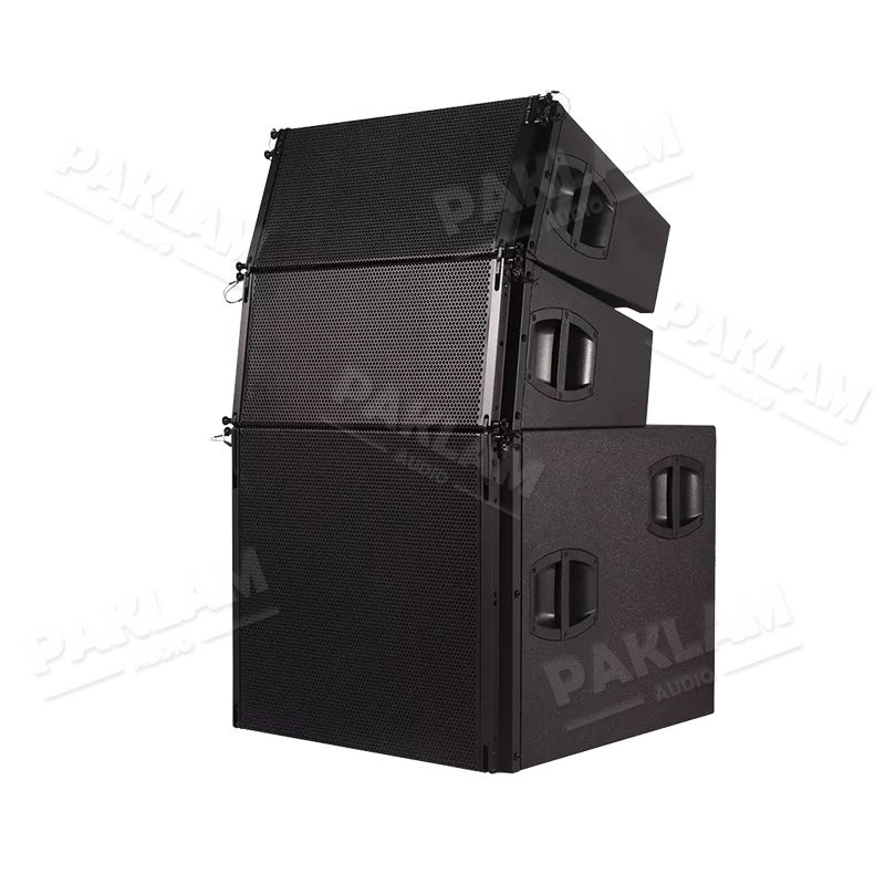 PAKLAM AUDIO audio sound equipment double 10 inch line array 3 way speaker neodymium speaker high driver professional audio