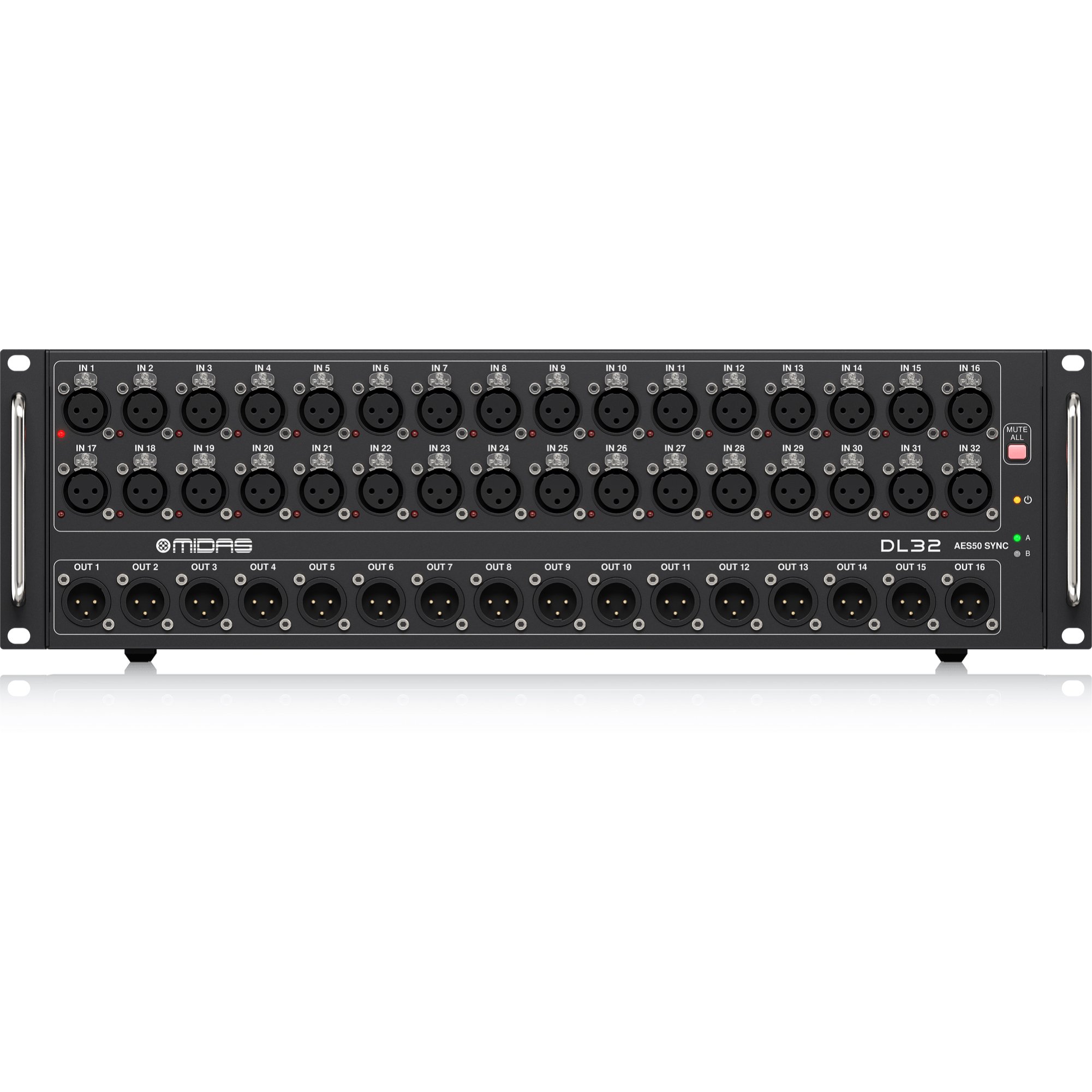 MIDAS DL32 Stage Box Professional Speakers Audio System Sound Equipment Digital Stage Box