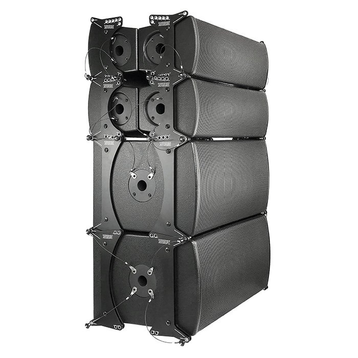 Professional audio 800 Watt Powered Sound System stage/church performance 6.5 inch line array speaker
