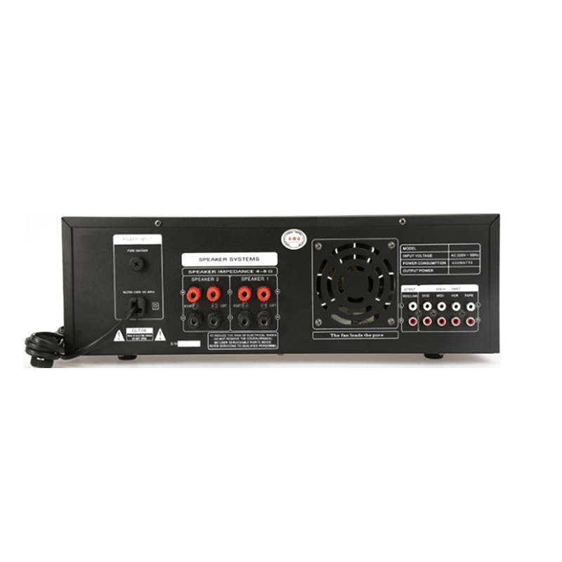 Professional Karaoke Fever Bluetooth Amplifier Home High Power Front Stage Wedding Conference Amplifier Loudspeaker
