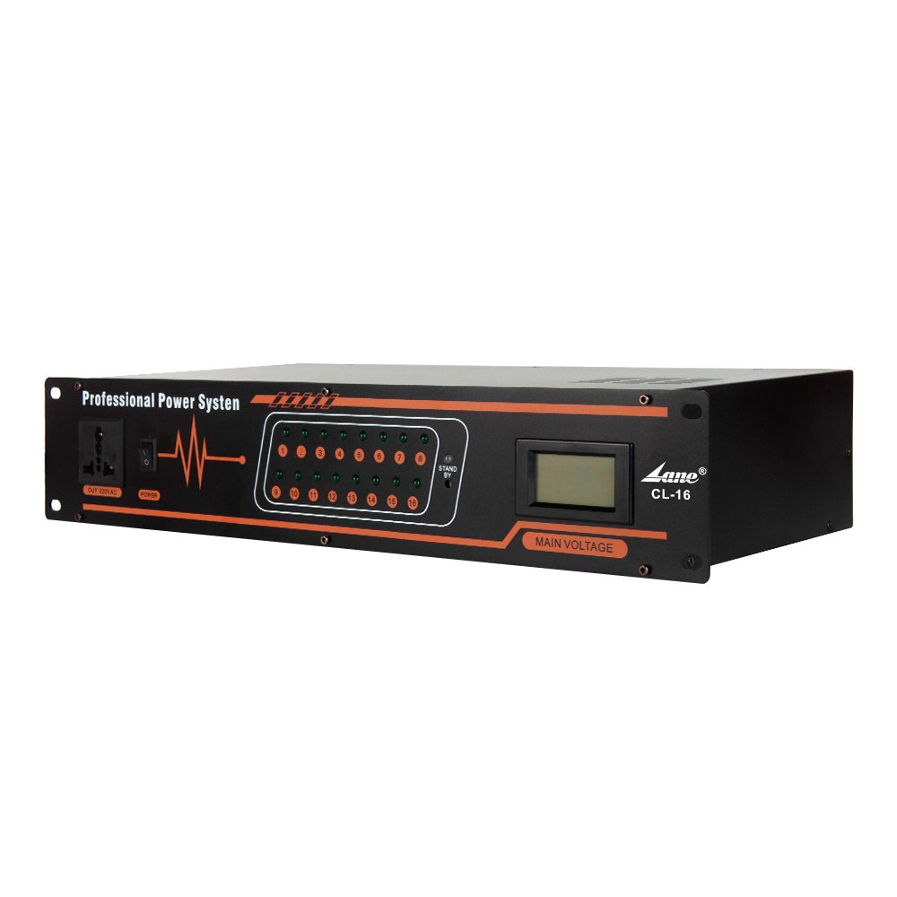 CL-16 New Product 16 Channel Audio Power Sequencer Control For KTV Live Sound Stage Equipment
