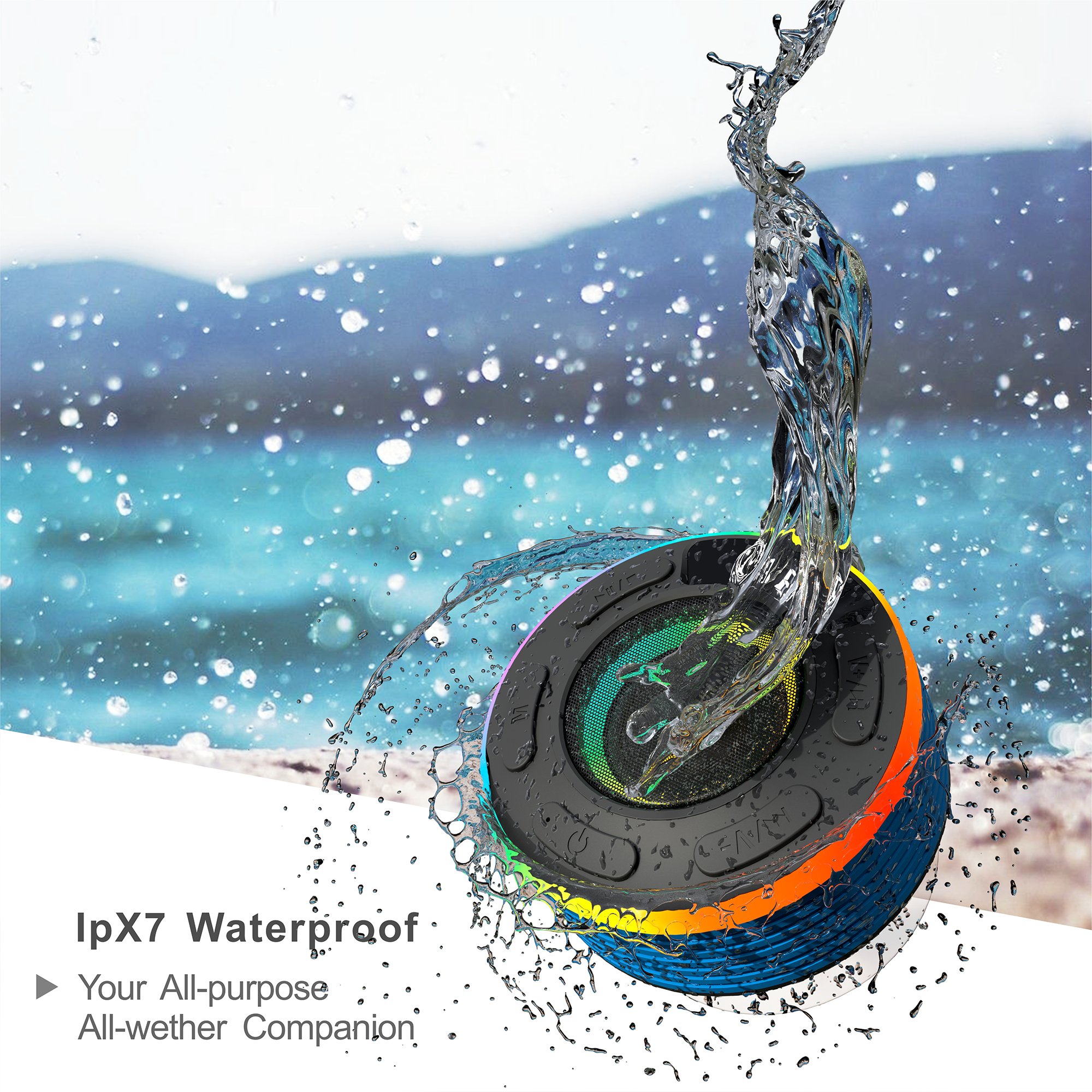 BT Mini Multi-functional &Wireless IPX7 Waterproof Car Speaker FM radio Portable sound equipment/amplifiers/speaker