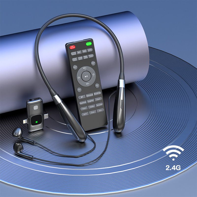 Hot selling sound cards and audio editing headsets Wireless sound cards live tuning headphones live music devices singing stream