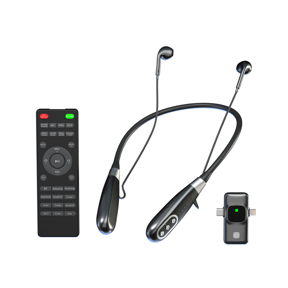 Hot selling sound cards and audio editing headsets Wireless sound cards live tuning headphones live music devices singing stream