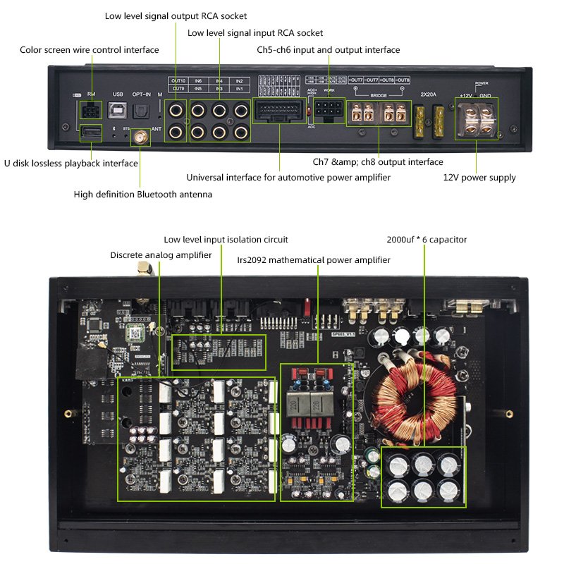 Sennuopu HiFi X12 New Arrival professional audio dsp amplificadores power amplifier