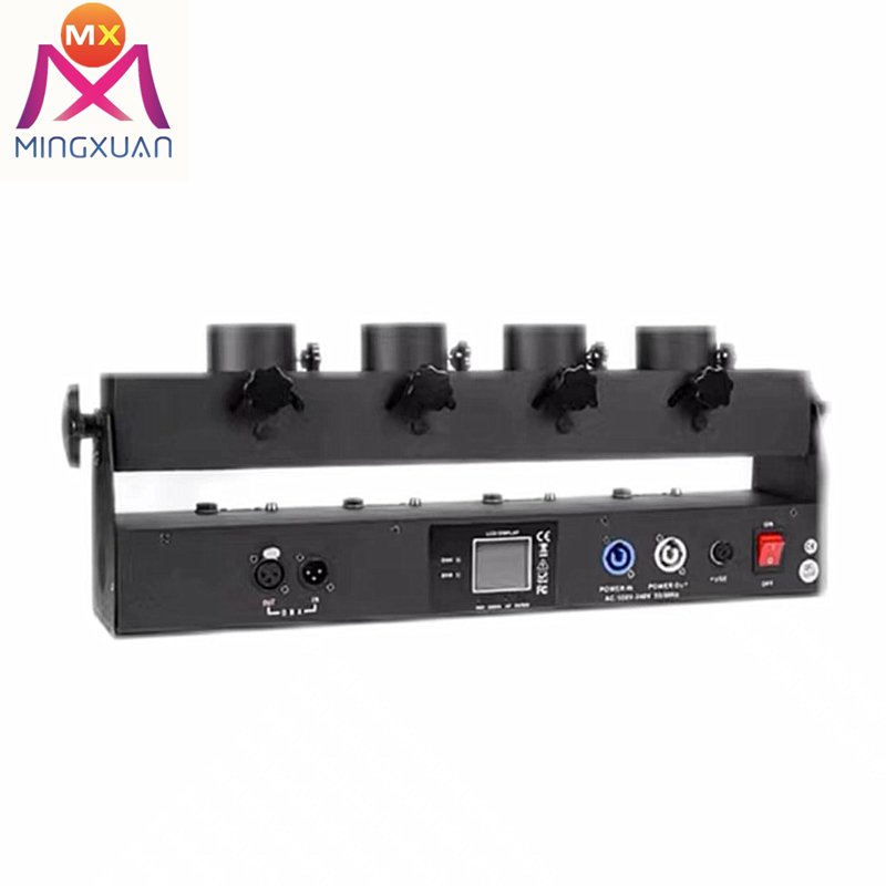 Four Tubes Confetti Launcher Machine Outdoor DMX Remote Control cannon electric Launching base