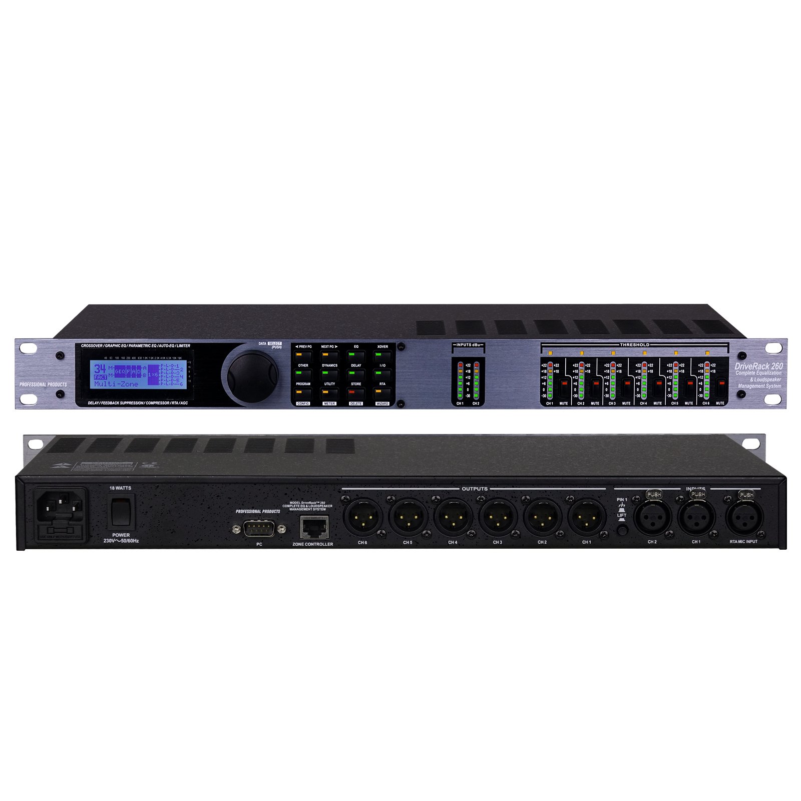 DSP PA2/260/360 DriveRack Audio Effects Processor Digital Audio Processor Speaker Management Professional DigitalAudio Processor