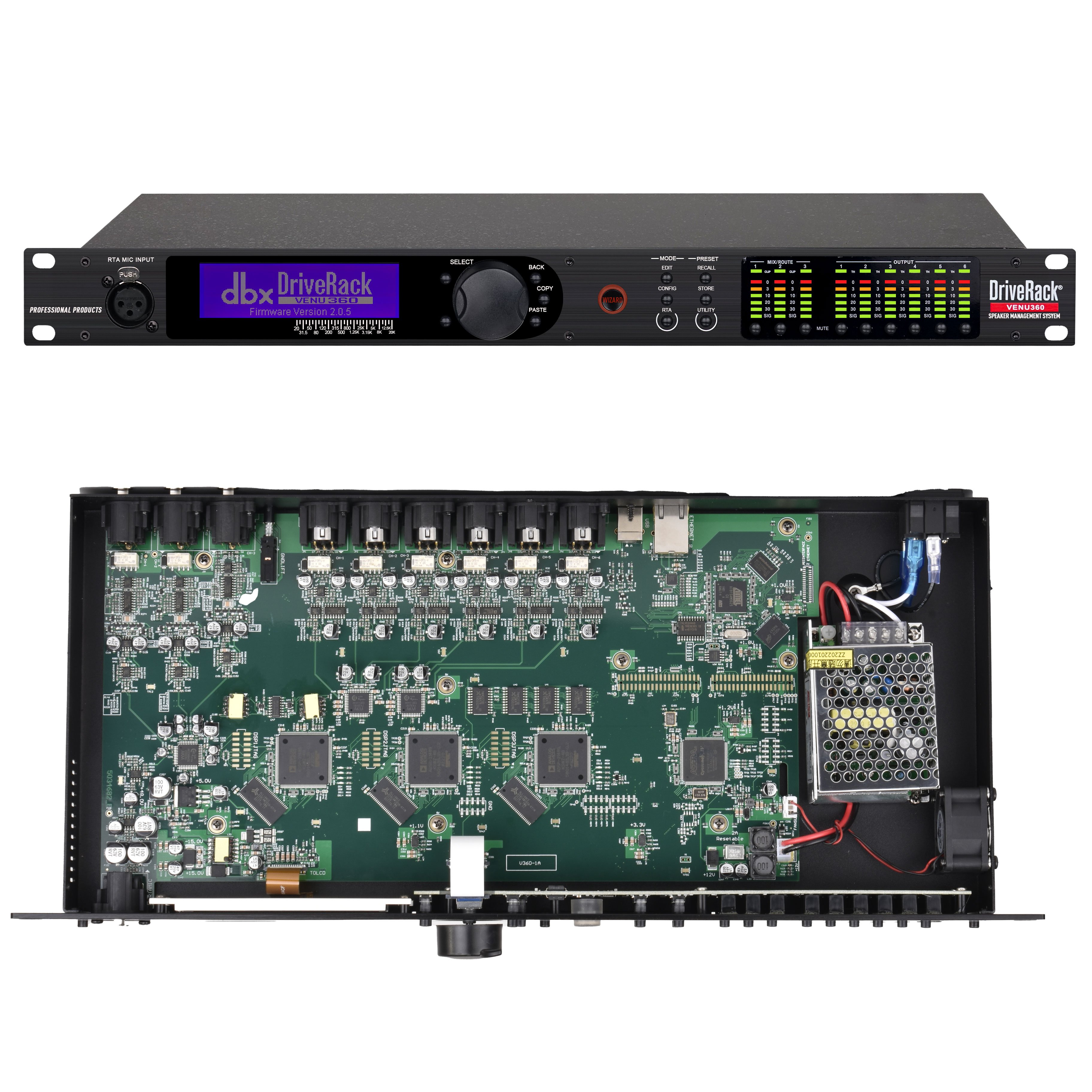 DSP PA2/260/360 DriveRack Audio Effects Processor Digital Audio Processor Speaker Management Professional DigitalAudio Processor