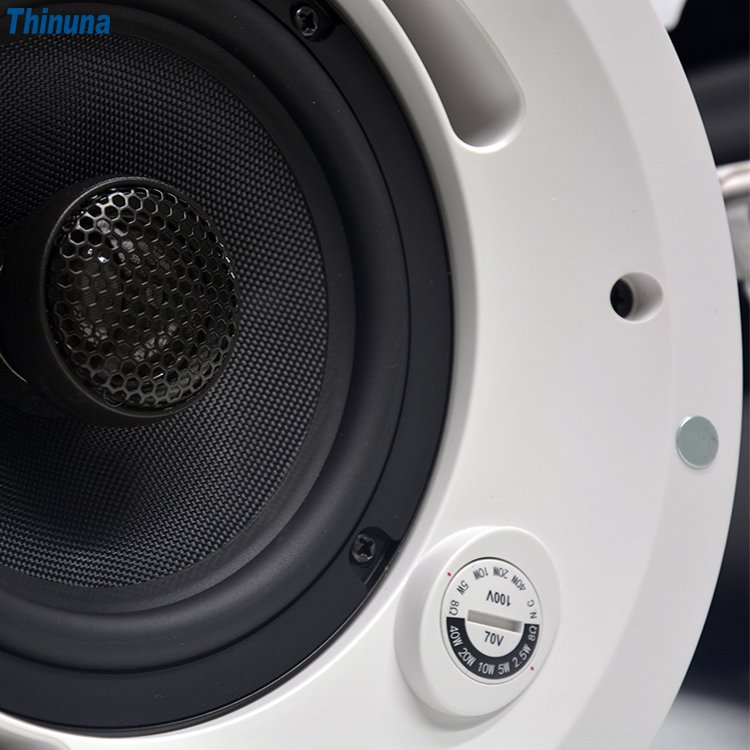 Thinuna GS Commercial Passive Portable 2 Way Component PA Public Address Speakers Box Audio System Sound Coaxial Ceiling Speaker