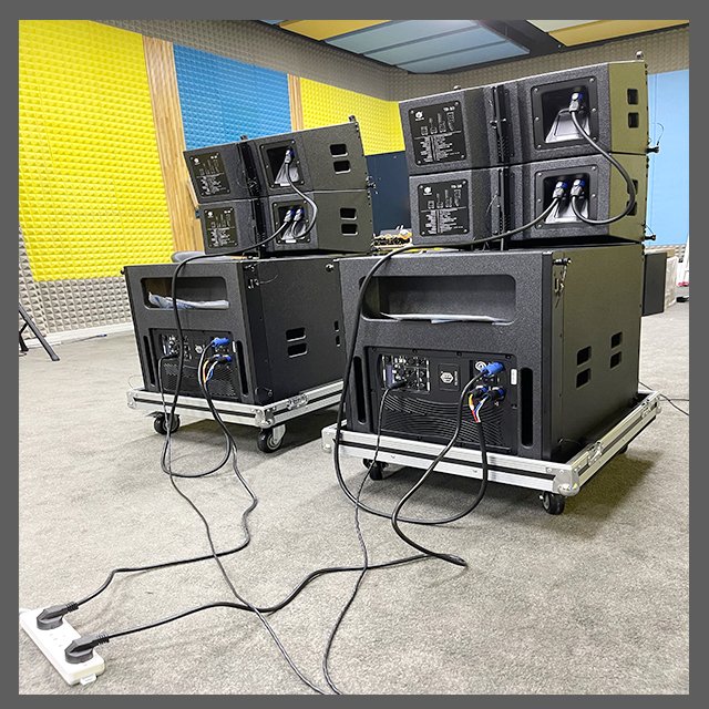 Sound equipment Indoor/outdoor sound system single 10 "line array full frequency speakers