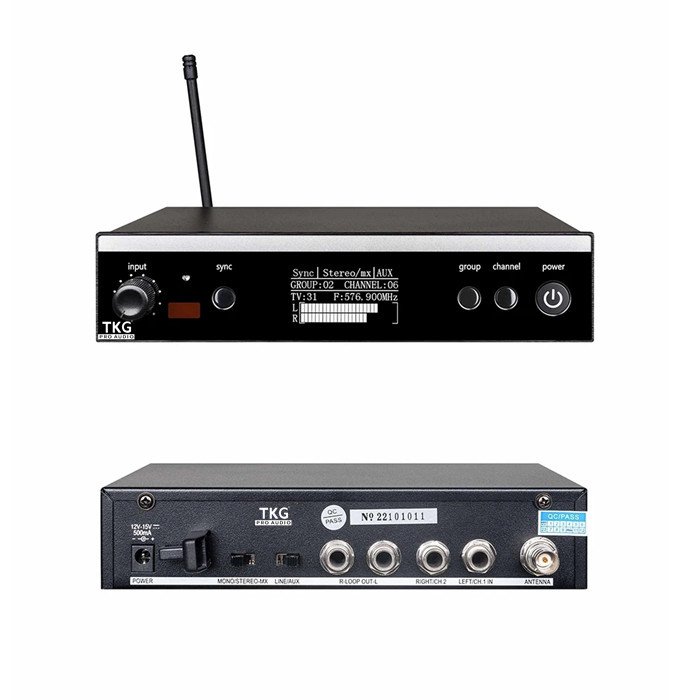 TKG 566-590mhz In-Ear Monitoring System sound audio Equipment PSM300 Stage Personal wireless stereo in ear monitor For Bands