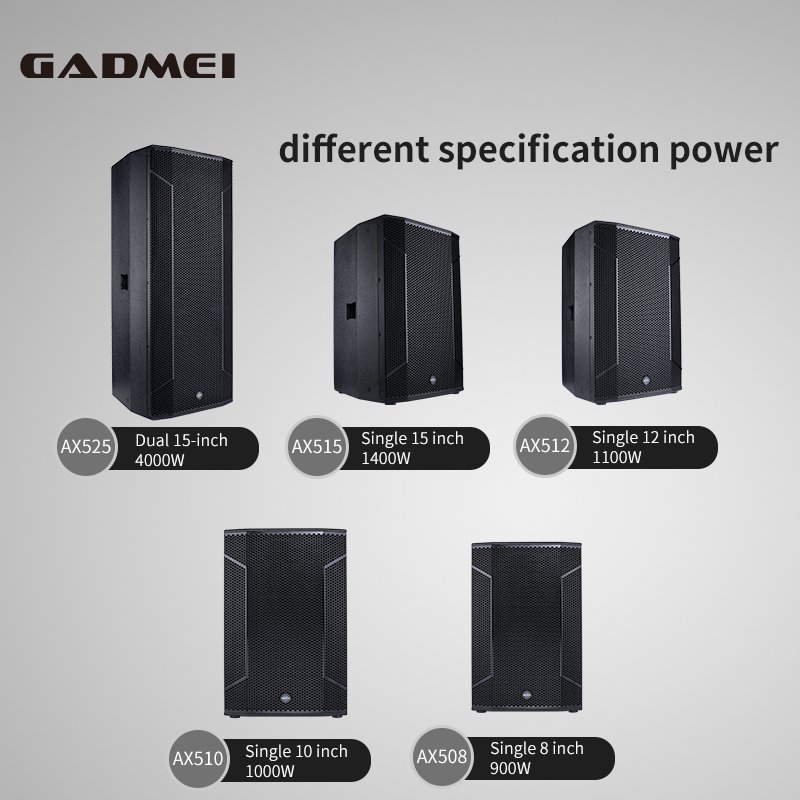 1000W 15 inch speakers 600 watt 8 inch speaker box subwoofer 10 inch full set dj sounds system speakers