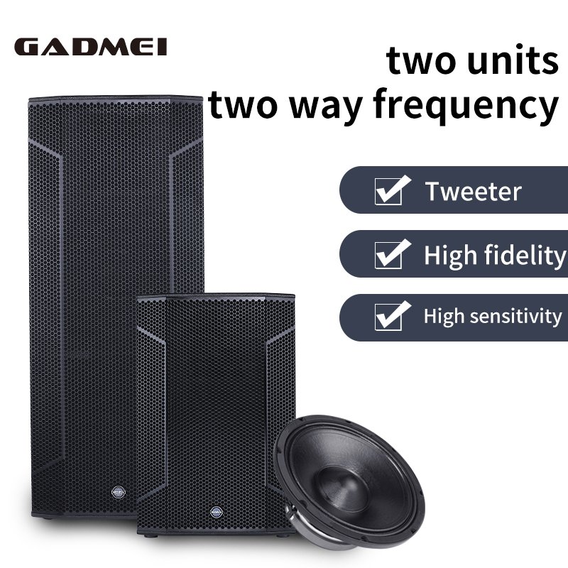 1000W 15 inch speakers 600 watt 8 inch speaker box subwoofer 10 inch full set dj sounds system speakers
