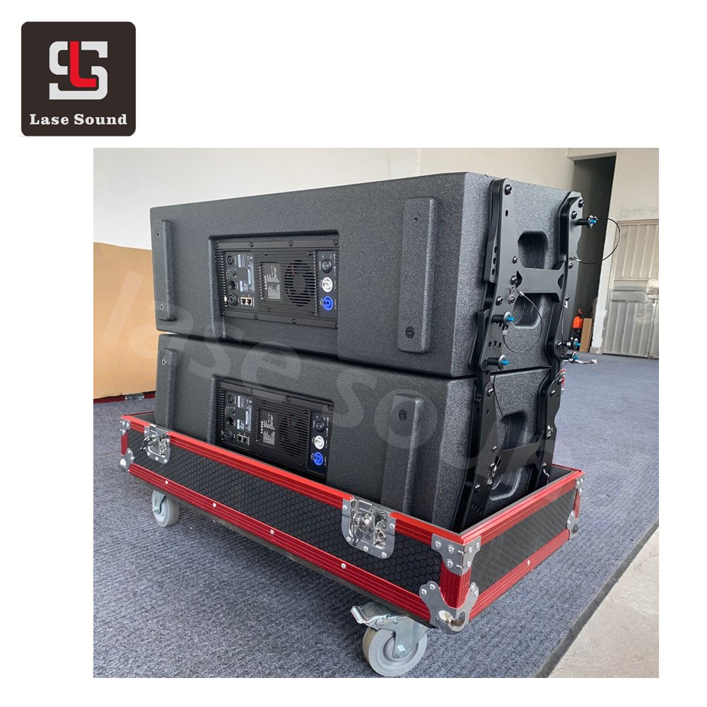 Powered line array Professional audio Double 10 inch mini pro audio active line array speaker powered sound system