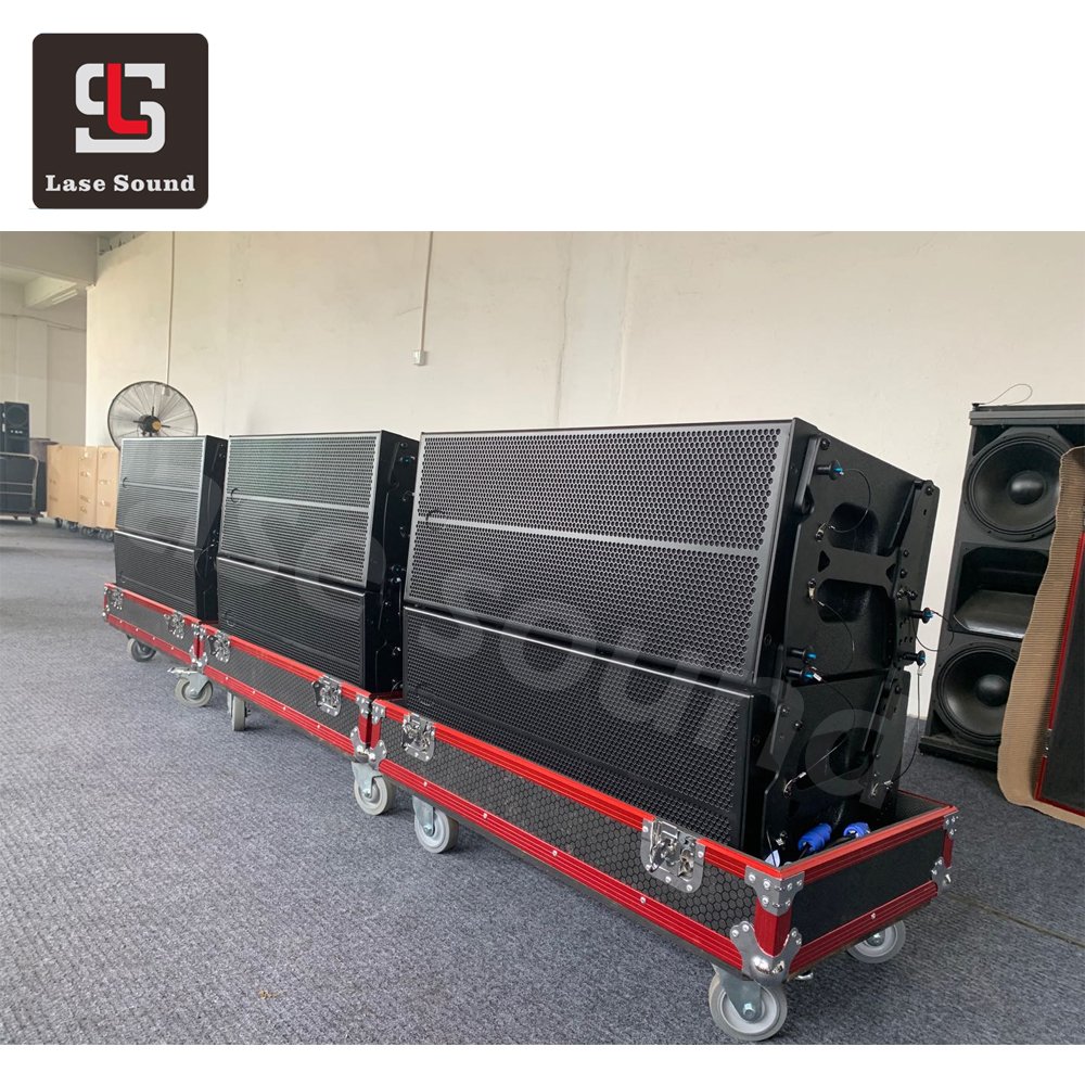 Powered line array Professional audio Double 10 inch mini pro audio active line array speaker powered sound system