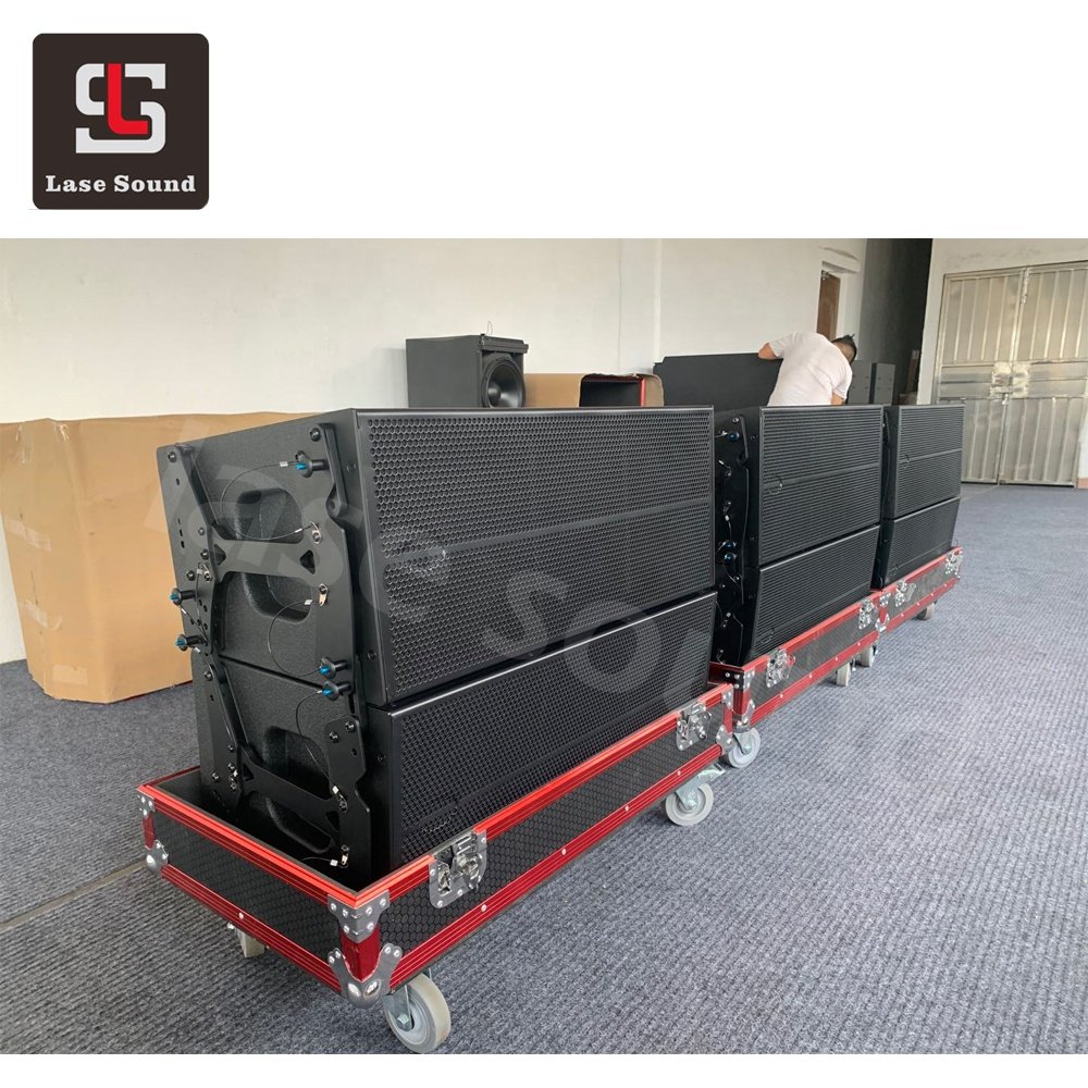 Powered line array Professional audio Double 10 inch mini pro audio active line array speaker powered sound system