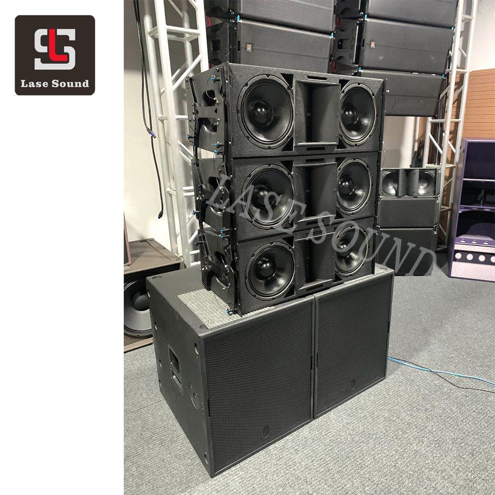 Powered line array Professional audio Double 10 inch mini pro audio active line array speaker powered sound system