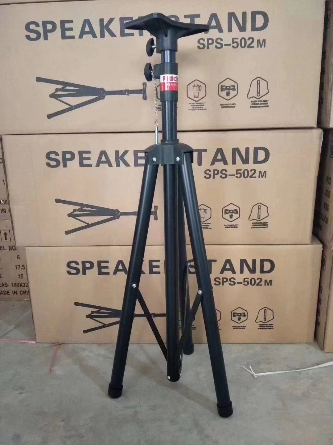 Factory Direct SPS-502 TV Stand Wall Mount Bracket Single Spider Adjustable Metal Monitor Player Stand Custom Storage Stage