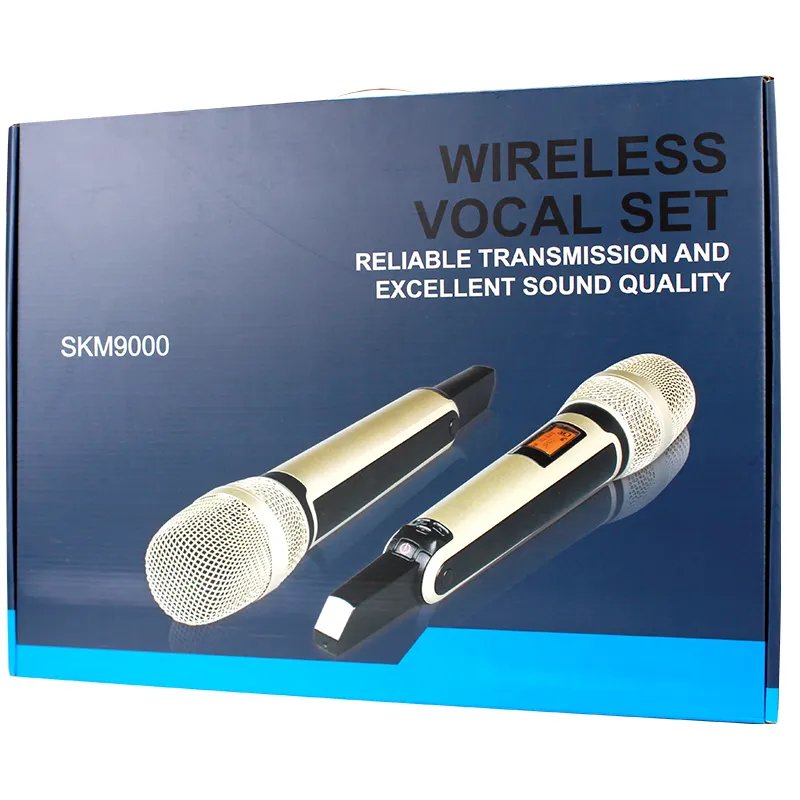 High Quality SKM9000 Professional Cordless Handheld 2000 Series Microphone head Dynamic Mic Vocal Wireless Microfone