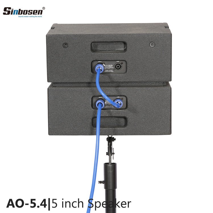 Sinbosen 2 ways mini coaxial line array speakers AO-5.4 speaker audio sound system dual 5 inch line array