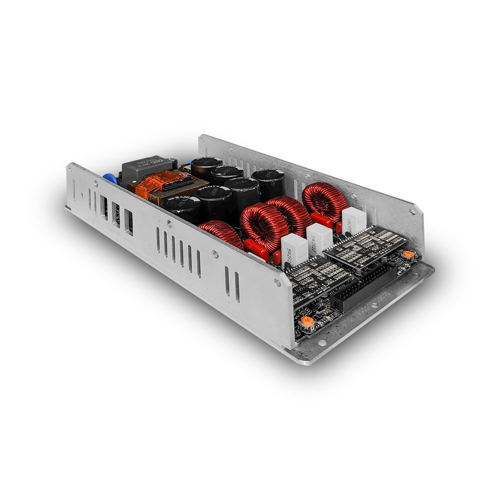 Green Audio Power 500W x 4 SRM Intelligent Audio Track Management Class D 2000W 4-Channel Amplifier Module PFC