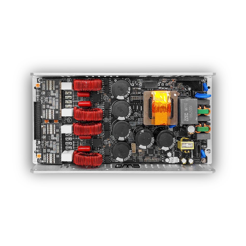 Green Audio Power 500W x 4 SRM Intelligent Audio Track Management Class D 2000W 4-Channel Amplifier Module PFC