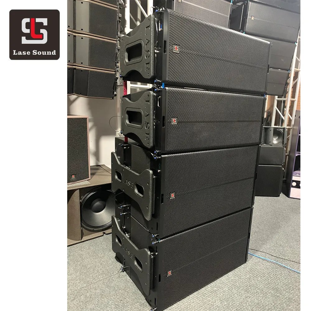 Professional audio LA-6 dual 12 inch Active Line Array with 21 inch bass outdoor concert sound equipment/amplifiers/speaker