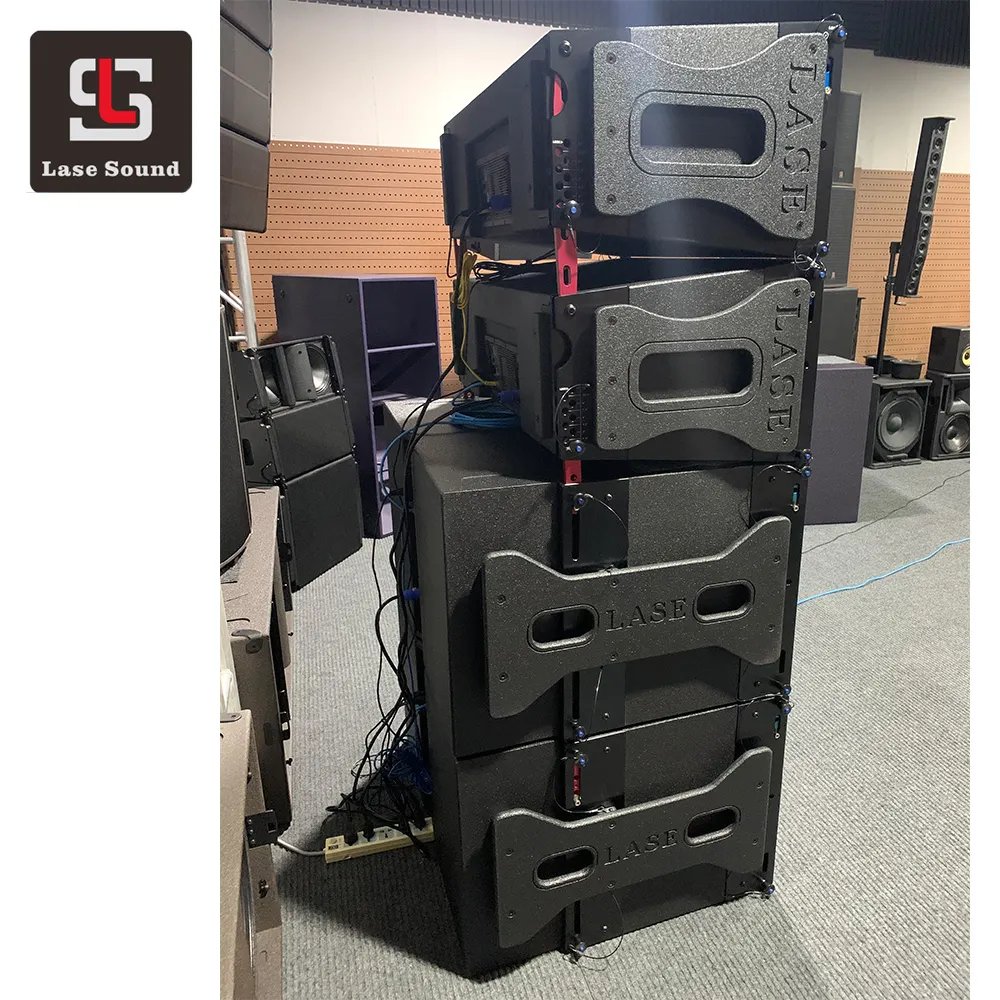 Professional audio LA-6 dual 12 inch Active Line Array with 21 inch bass outdoor concert sound equipment/amplifiers/speaker