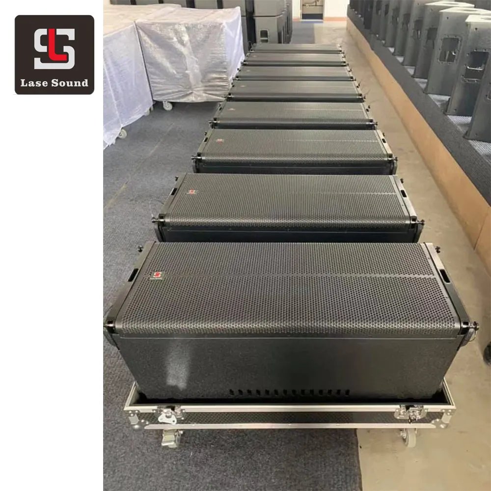 Professional audio LA-6 dual 12 inch Active Line Array with 21 inch bass outdoor concert sound equipment/amplifiers/speaker
