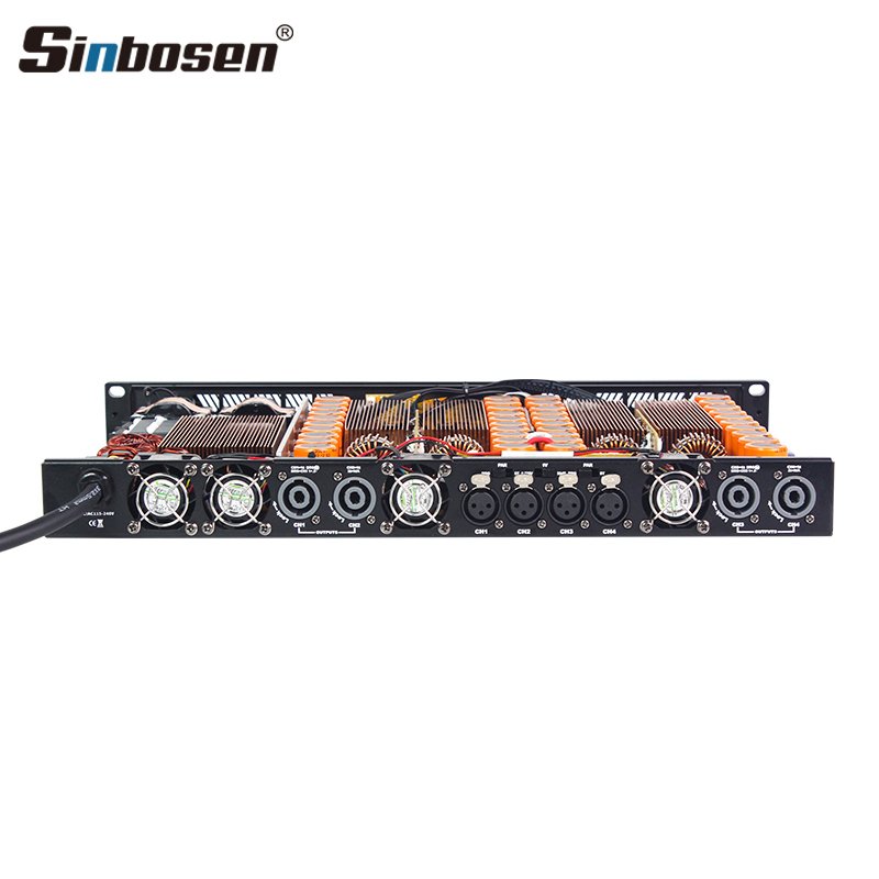 Sinbosen soundstandard amplifier K4-1700 4 channels 3600 watt amplifier dj machine amplifier