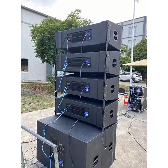 LA210 Active dual 10 12 inch line array speakers pro audio sound system professional audio pa speaker for indoor outdoor wedding