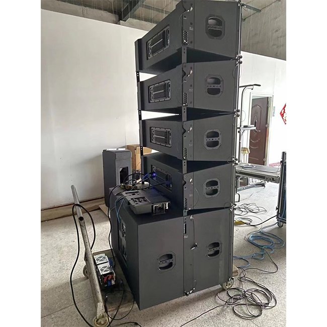 LA210 Active dual 10 12 inch line array speakers pro audio sound system professional audio pa speaker for indoor outdoor wedding