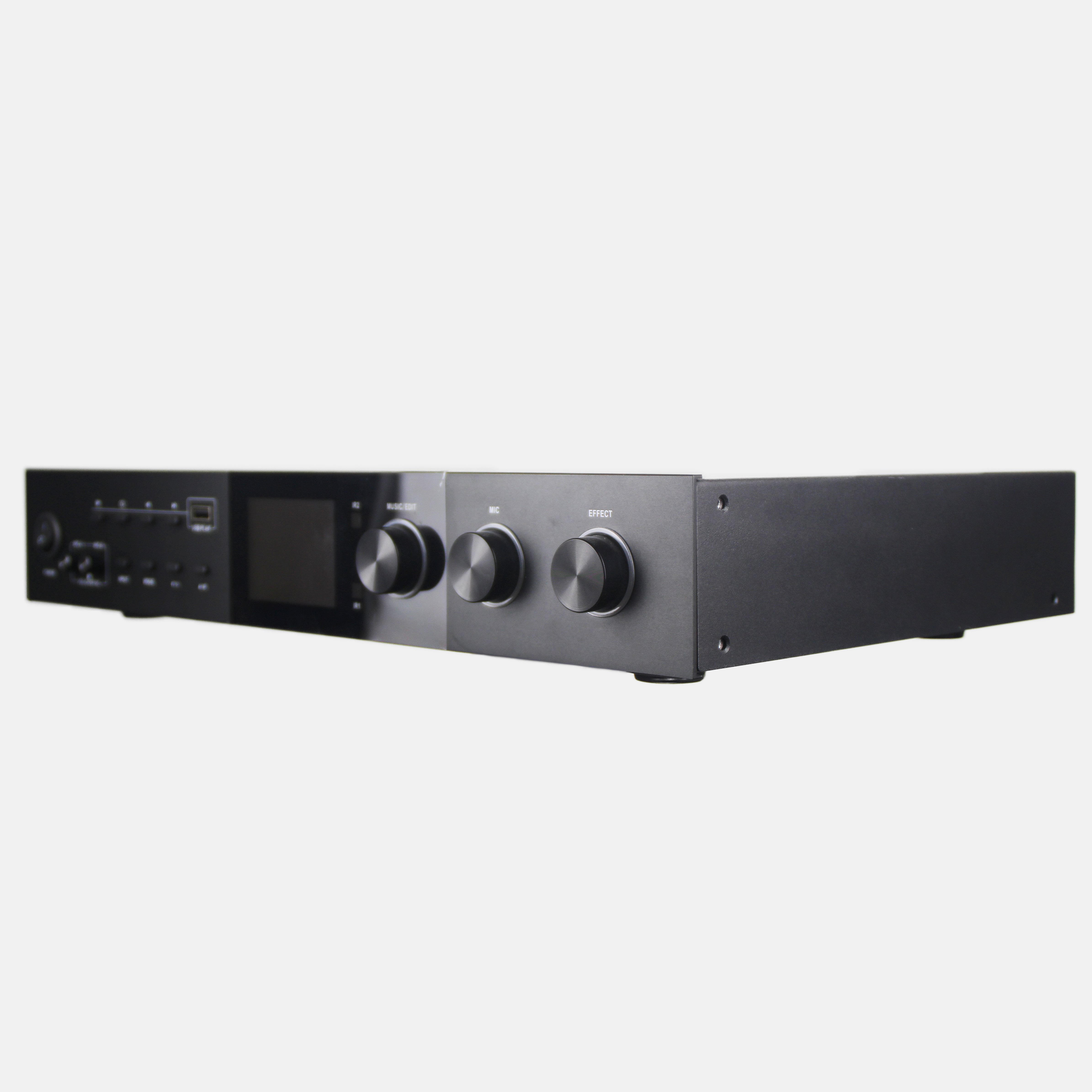 Advanced Digital Integrated Amplifier with Audio Processor and Wireless Microphone for Indoor Home Theater Speaker System