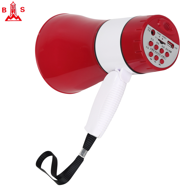 high electroacoustic fidelity stereo sound BT speaker rechargeable megaphone factory
