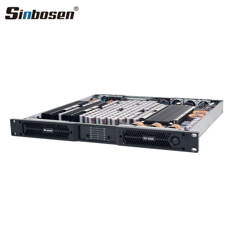 Sinbosen D2-4200 power 5000 watts 1u 2 channel subwoofer amplificateur audio professional amplifier