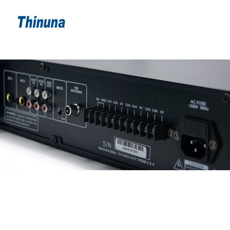Thinuna VTA-600 II PA System Power Amplifier 600W Audio Mixer Karaoke Made in China Power Amplifier Mixing Amplifier