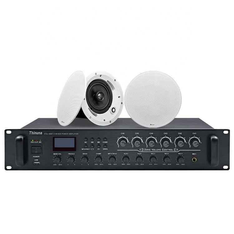 Thinuna VTA-600 II PA System Power Amplifier 600W Audio Mixer Karaoke Made in China Power Amplifier Mixing Amplifier
