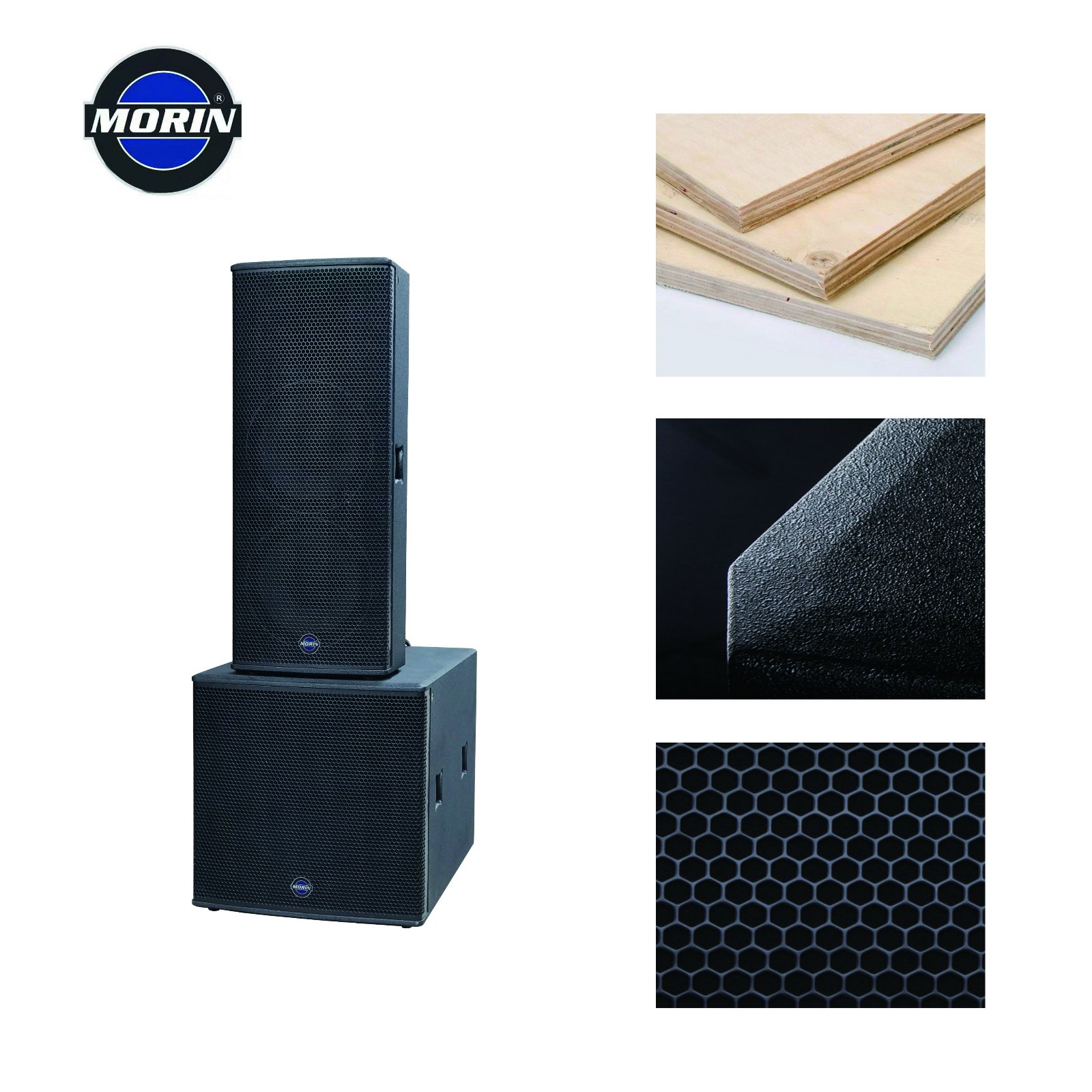 Morin Professional Audio Sounds System Outdoor Performance With DSP Dj Speaker Set System